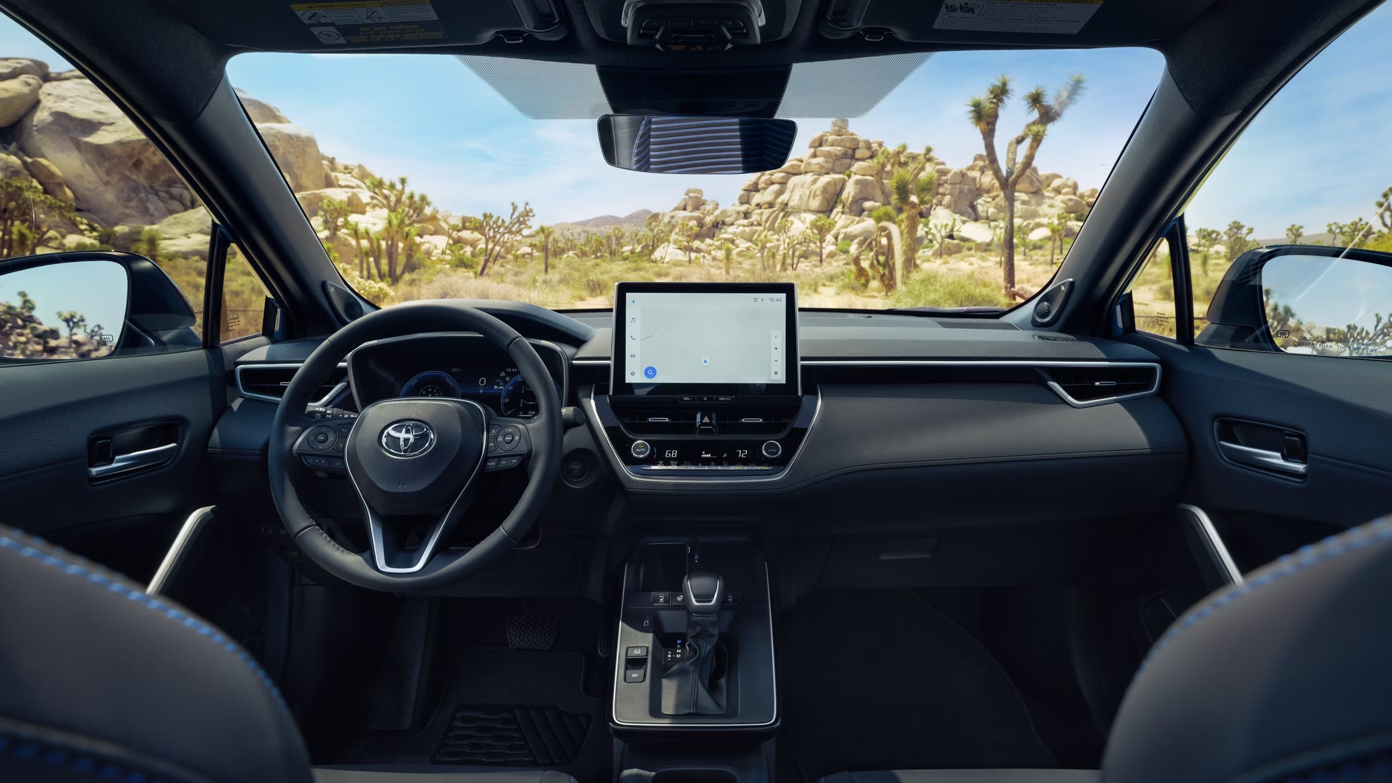 Interior of 2026 Toyota Corolla Cross for sale near Waverly, WV