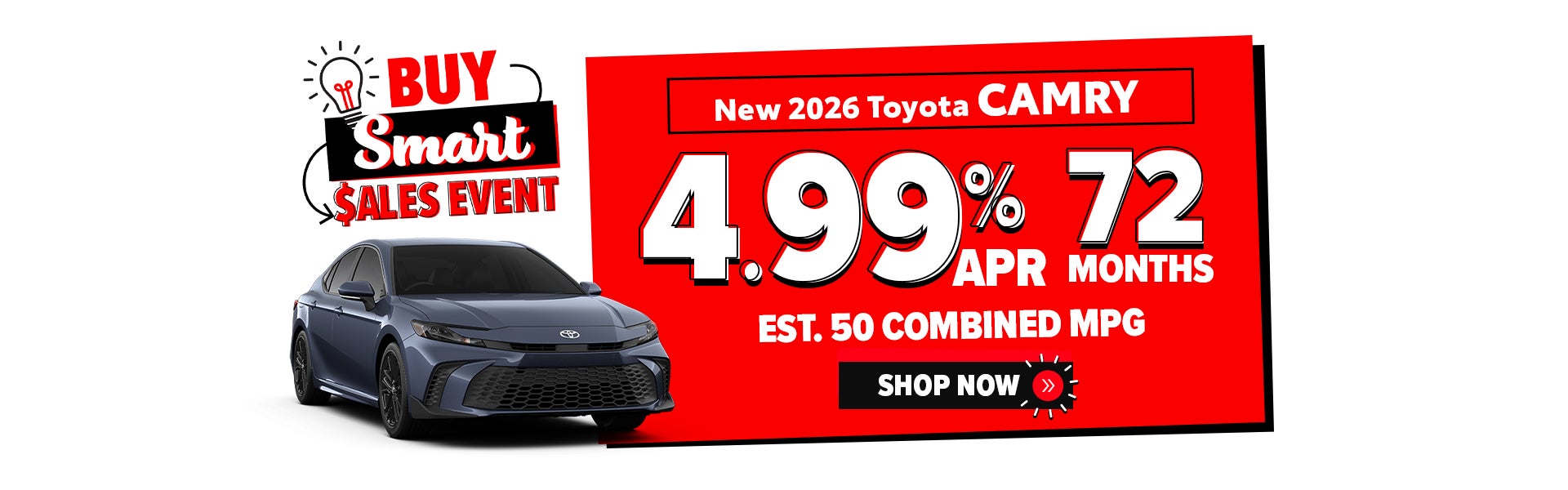 New 2026 Camry offer in Parkersburg, WV