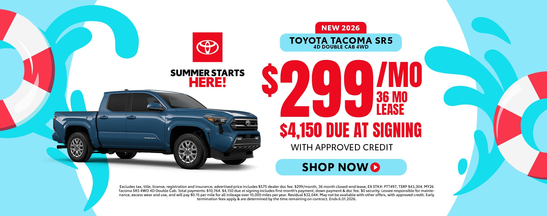 New 2026 Toyota Tacoma offer in Parkersburg, WV