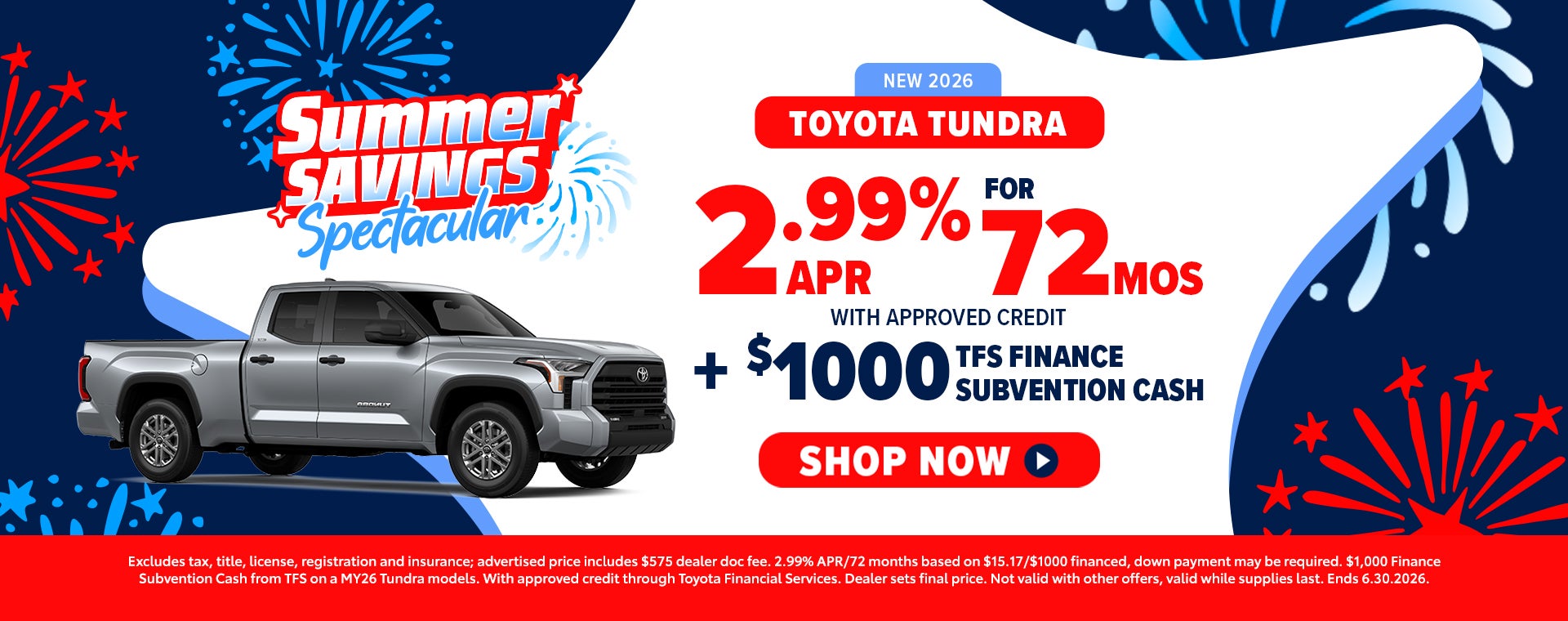 New 2026 Toyota Tundra offers in Parkersburg, WV