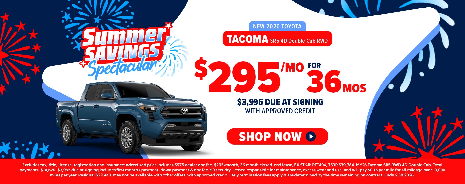 New 2026 Tacoma offers in Parkersburg, WV
