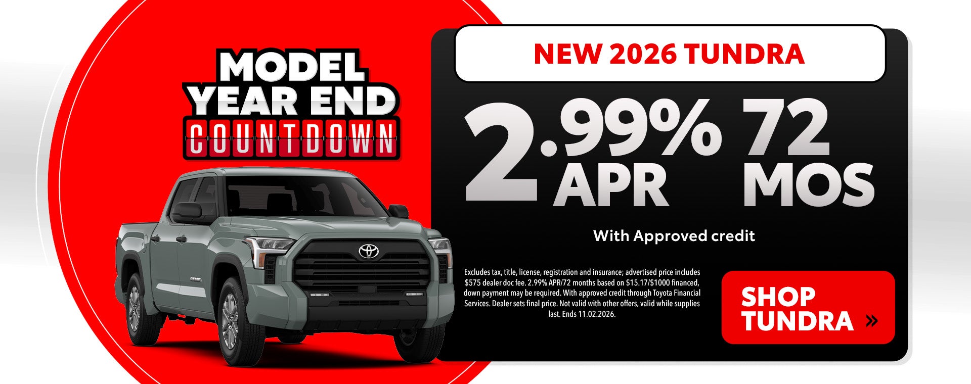 New 2026 Toyota Tundra offers in Parkersburg, WV