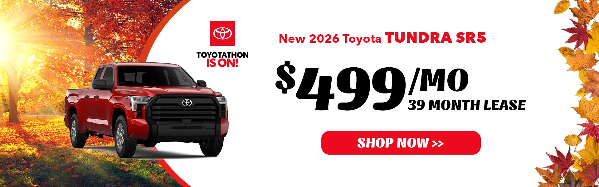 New 2026 Toyota Tundra SR5 Offer in Parkersburg