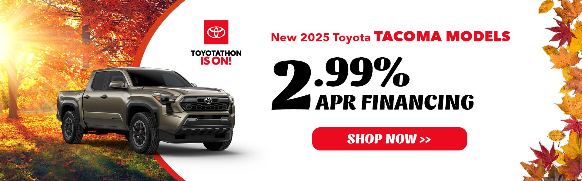 New 2025 Toyota Tacoma Models Offer in Parkersburg