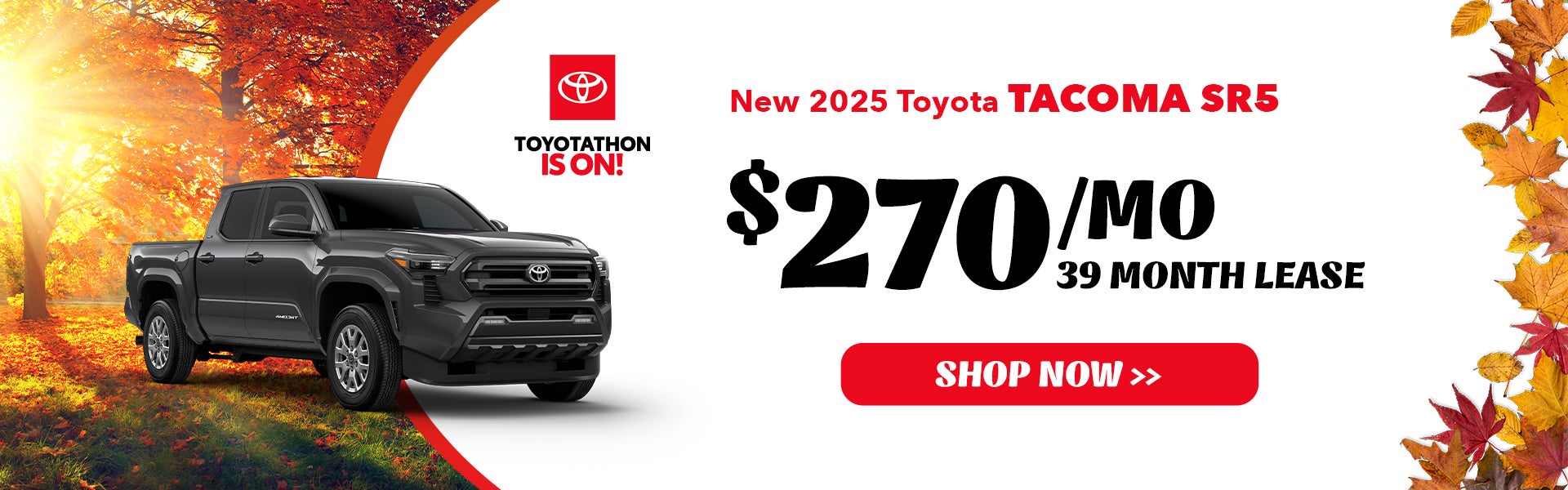 New 2025 Toyota Tacoma SR5 Offer in Parkersburg