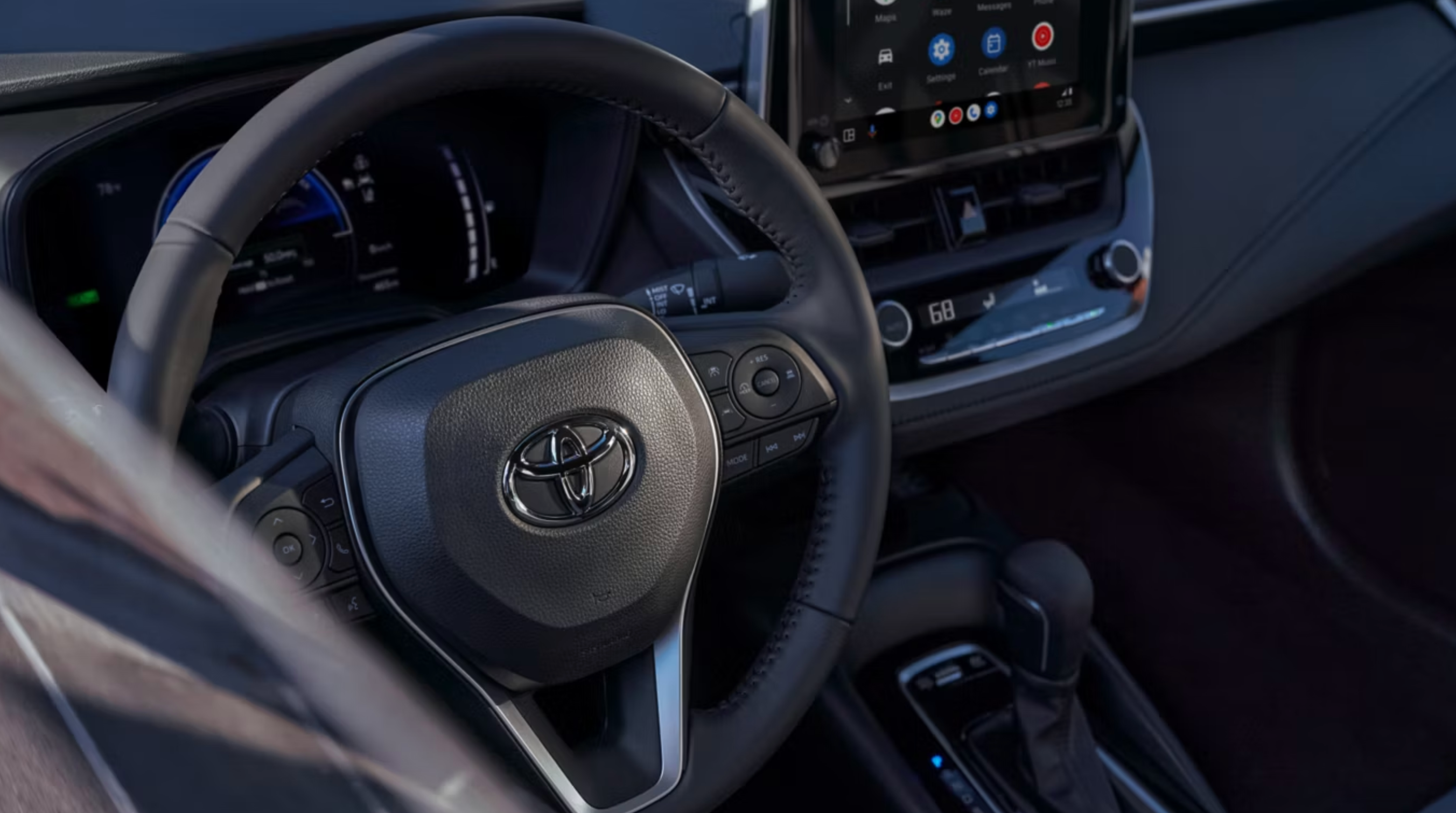 Interior of 2026 Toyota Corolla for sale near Newport, OH