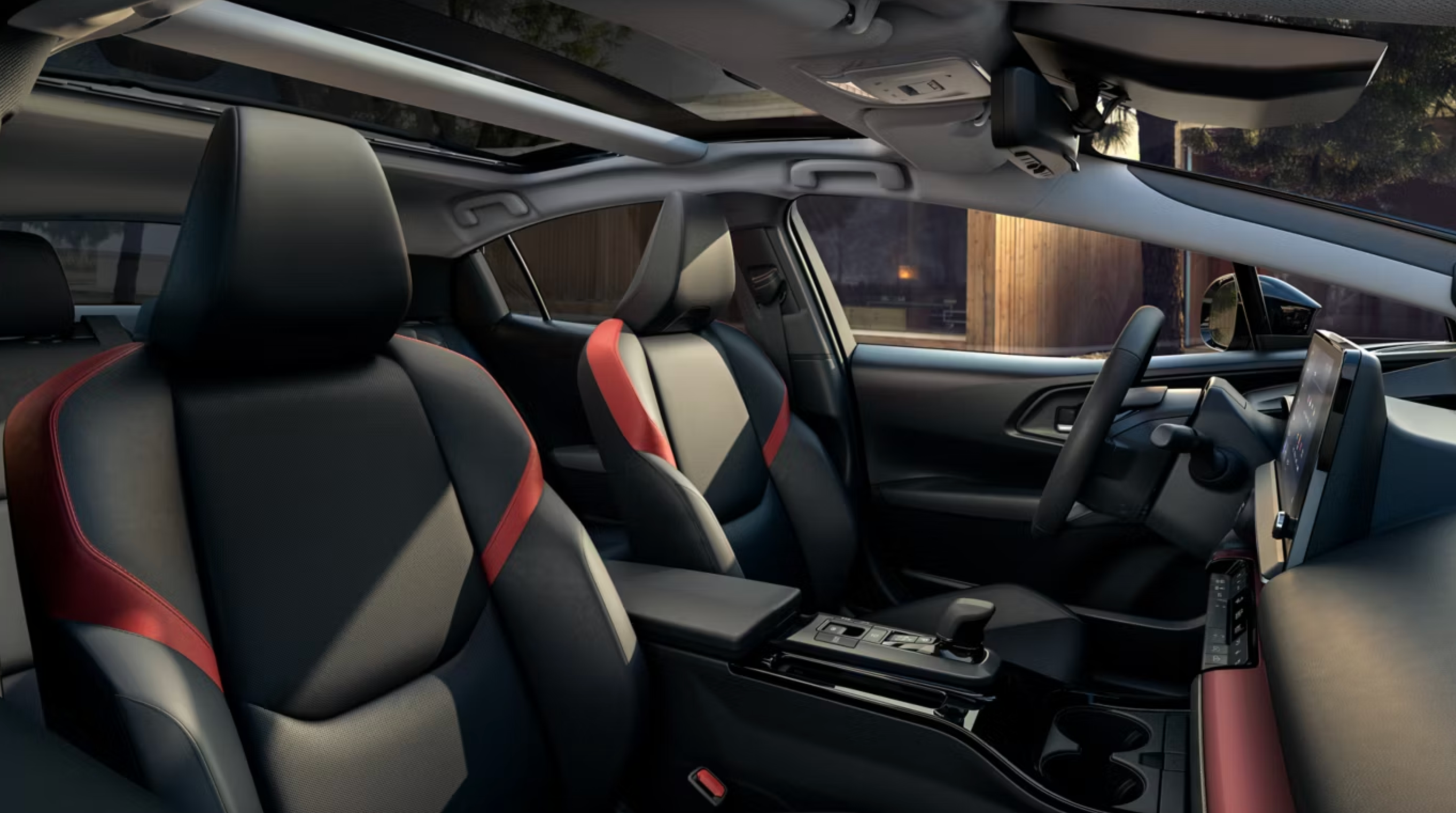 Interior of new 2026 Toyota Prius near Waverly, WV