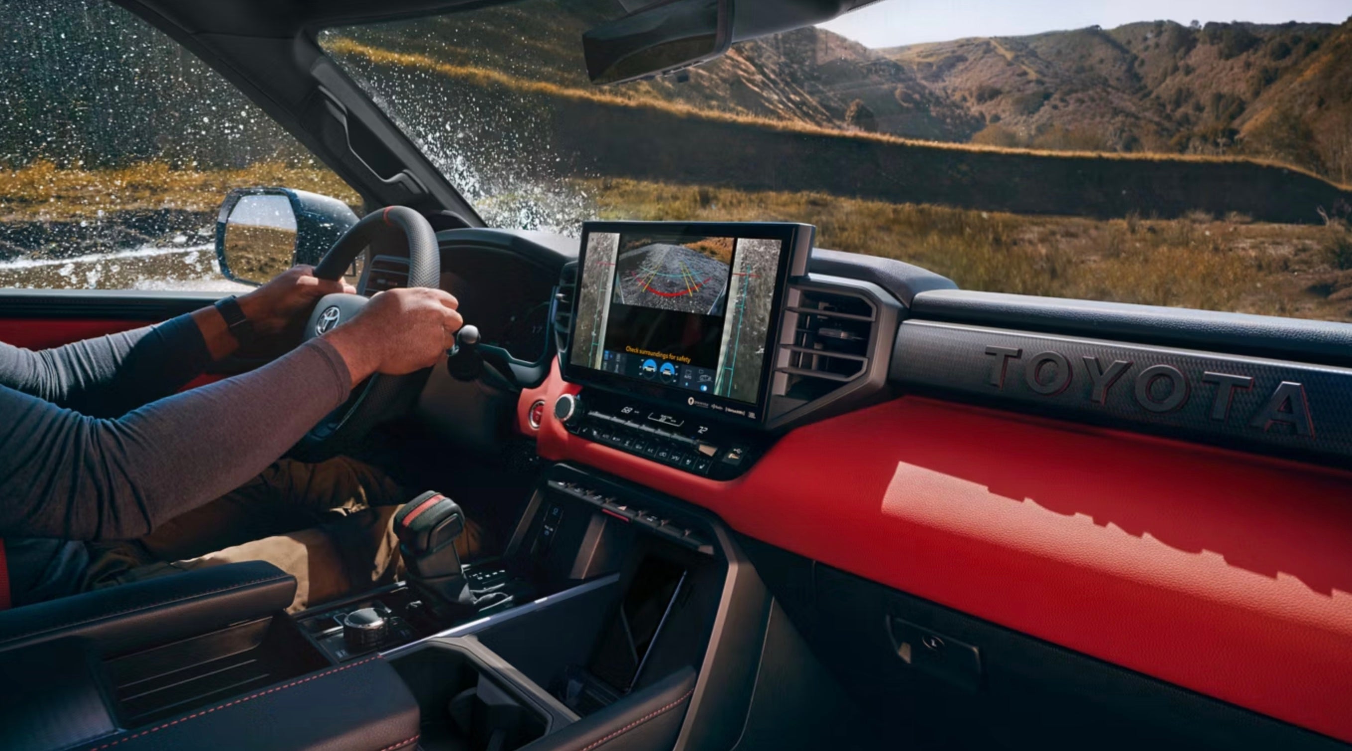 Front interior of new 2026 Toyota Sequoia for sale near Newport, WV