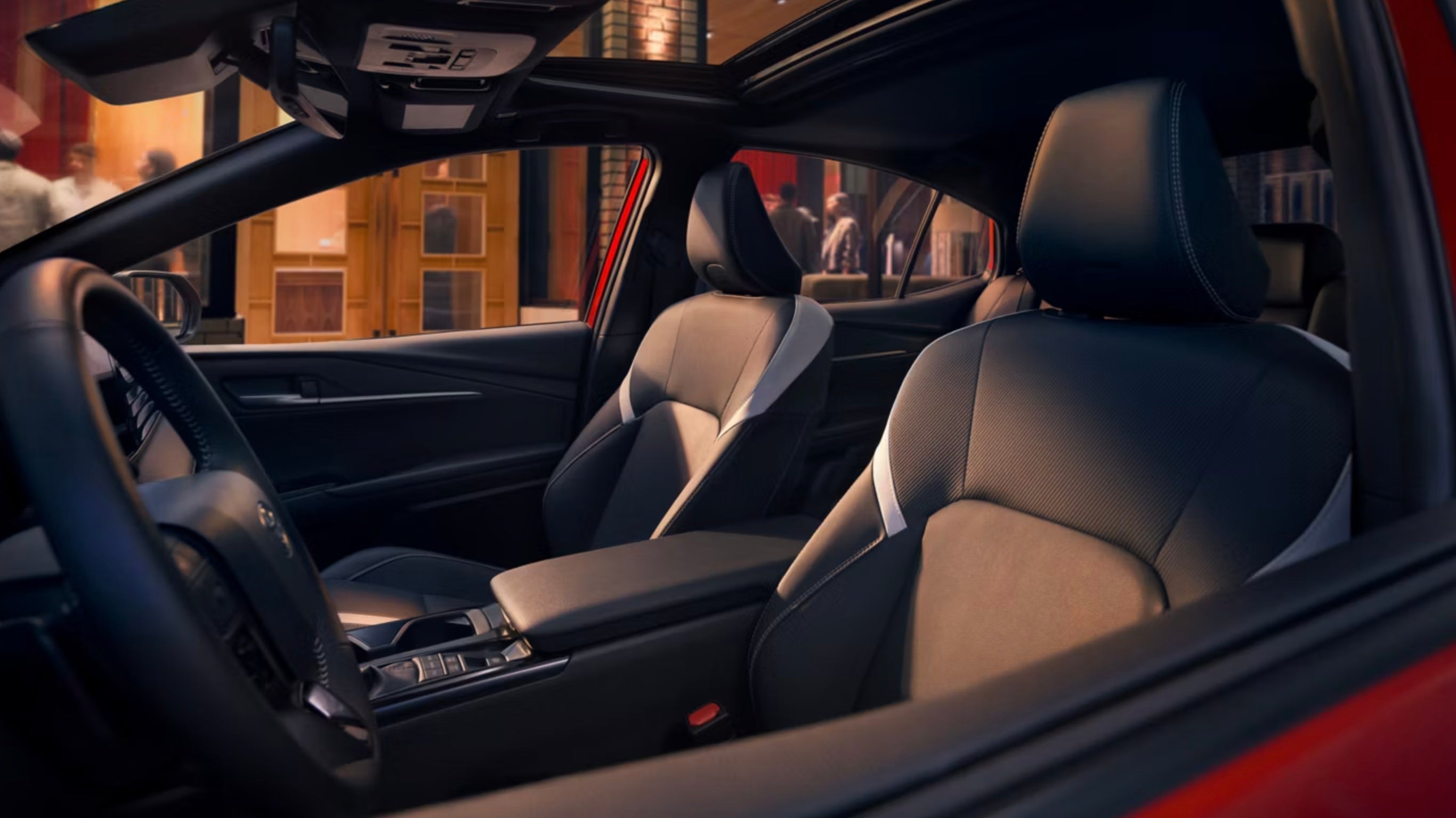 Front interior of new 2026 Toyota Camry near Williamstown, WV