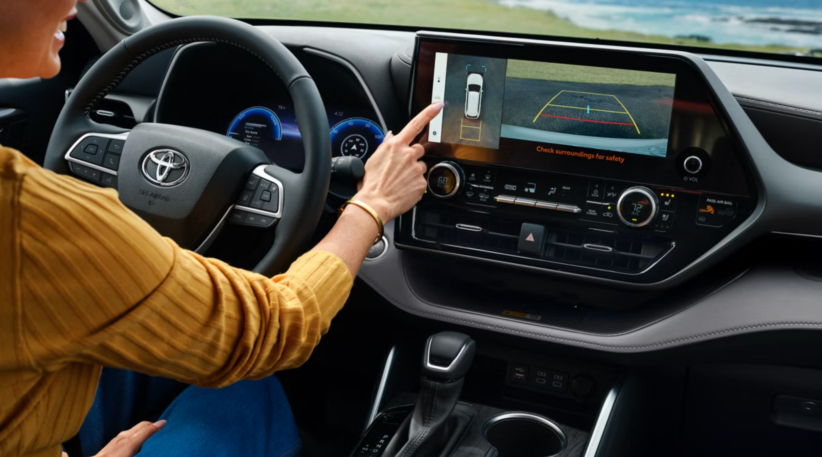 interior of 2026 Toyota Highlander For Sale near Williamstown